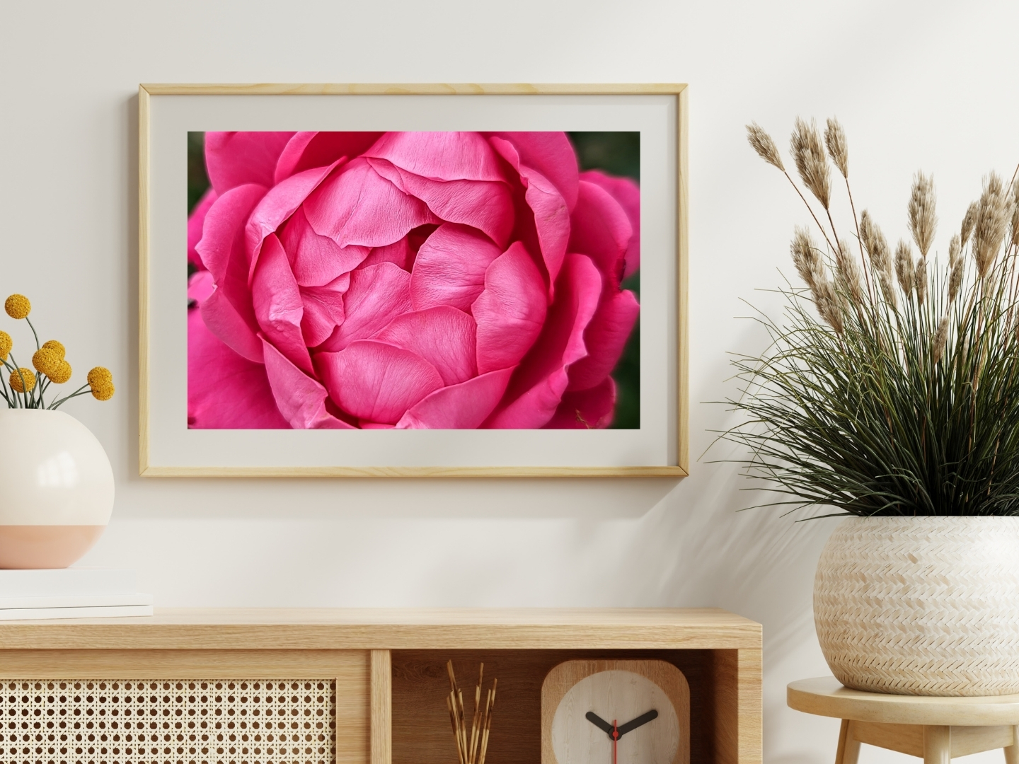 Popping Pink Rose - Floral Photography Digital Print - Image 3