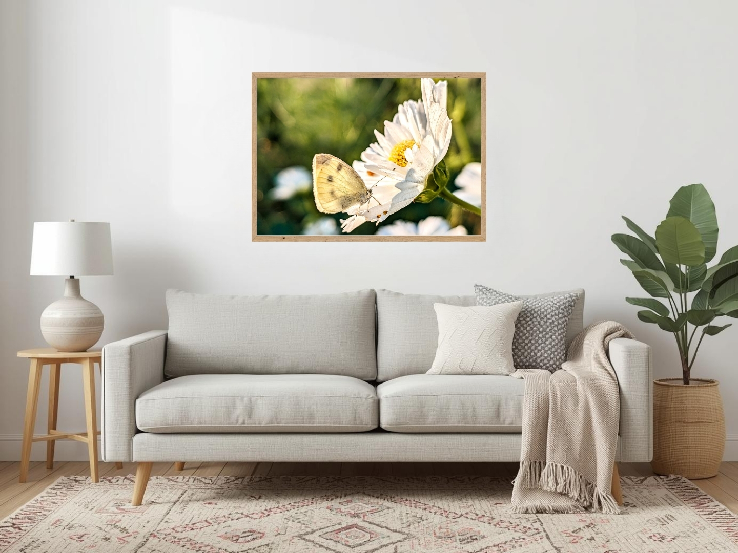 Resting Wings Cosmo - Floral Photography Digital Print - Image 2